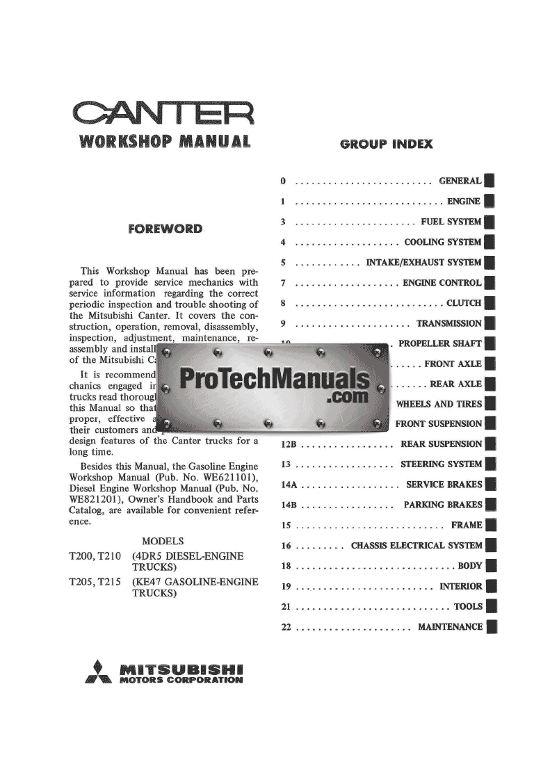 FUSO Oceania Manuals – ProTechManuals