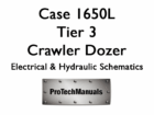 Case 1650L Series 3 Crawler Dozer Hydraulic + Wiring Diagrams